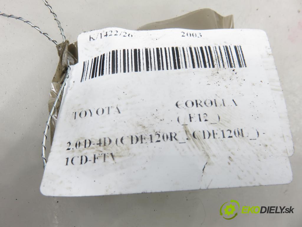 TOYOTA COROLLA (_E12_) HB 2003 66,00 2.0 D-4D (CDE120R_, CDE120L_) - 1CD-FTV 1995,00 Riadiaca jednotka vstreku 8987120030 ; 1310001041