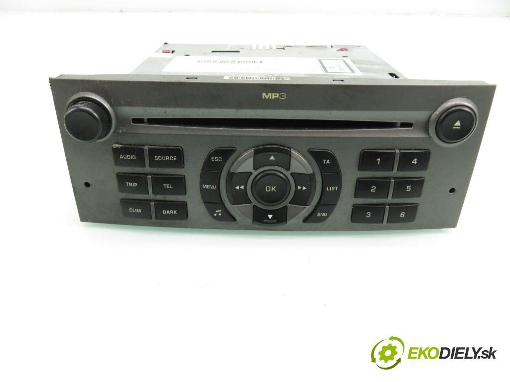 CITROEN C5 II (RC_) LIFTBACK 2007 100,00 2.0 HDi (RCRHRH) - RHR (DW10BTED4) 1997,00 RADIO CD 9660647977