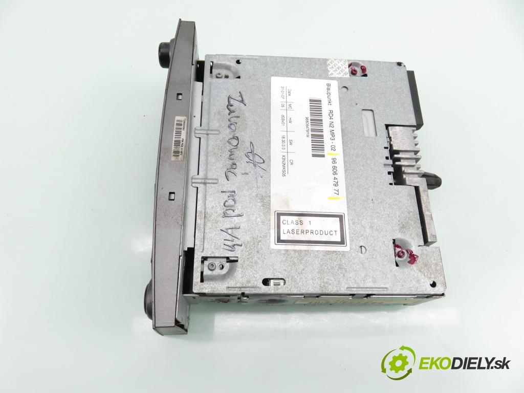 CITROEN C5 II (RC_) LIFTBACK 2007 100,00 2.0 HDi (RCRHRH) - RHR (DW10BTED4) 1997,00 RADIO CD 9660647977