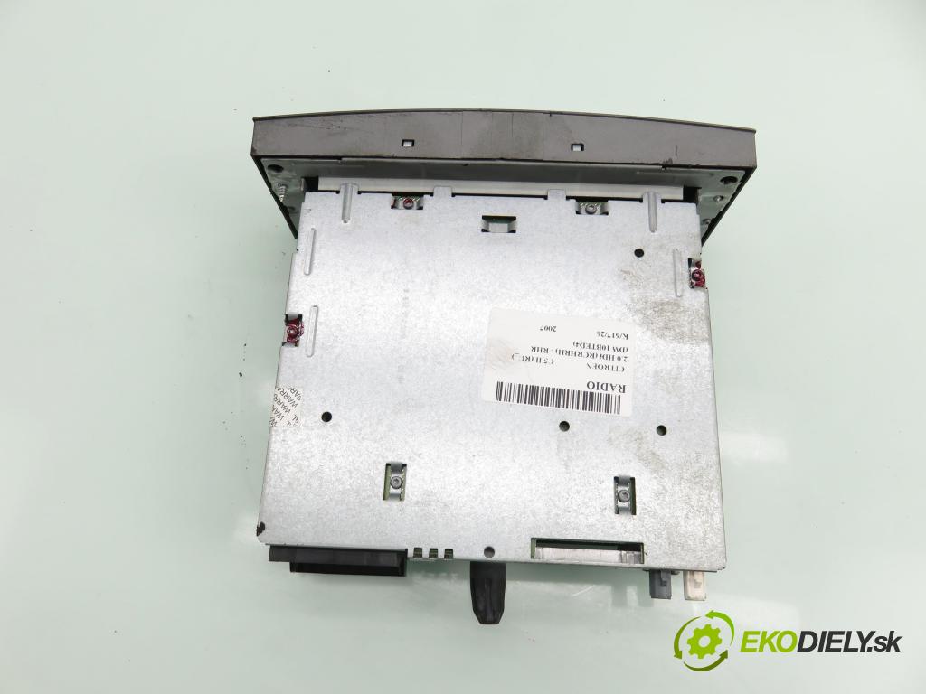 CITROEN C5 II (RC_) LIFTBACK 2007 100,00 2.0 HDi (RCRHRH) - RHR (DW10BTED4) 1997,00 RADIO CD 9660647977