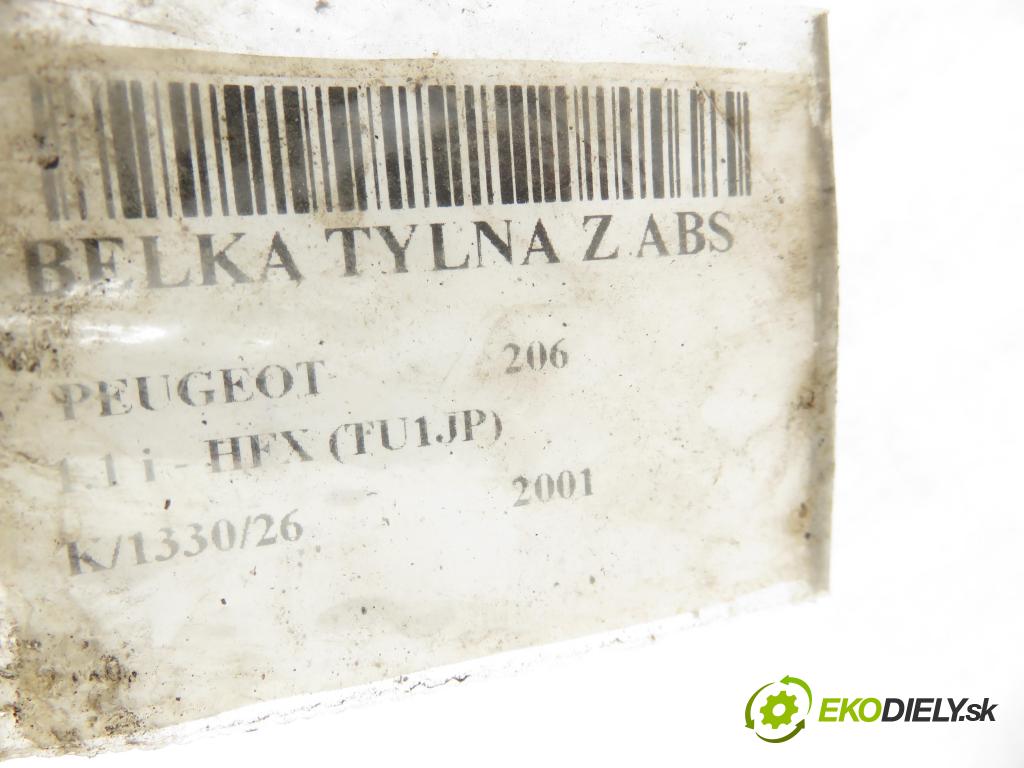 PEUGEOT 206 liftback (2A/C) HB 2001 440,00 1.1 i - HFX (TU1JP) 1124,00 výztuha zadní část ABS