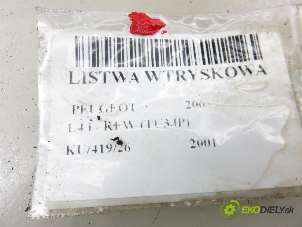 PEUGEOT 206 liftback (2A/C) HB 2001 55,00 1.4 75 - KFW 1360,00 lišta vstřikovací 9628982980 (Vstřikovací lišta)