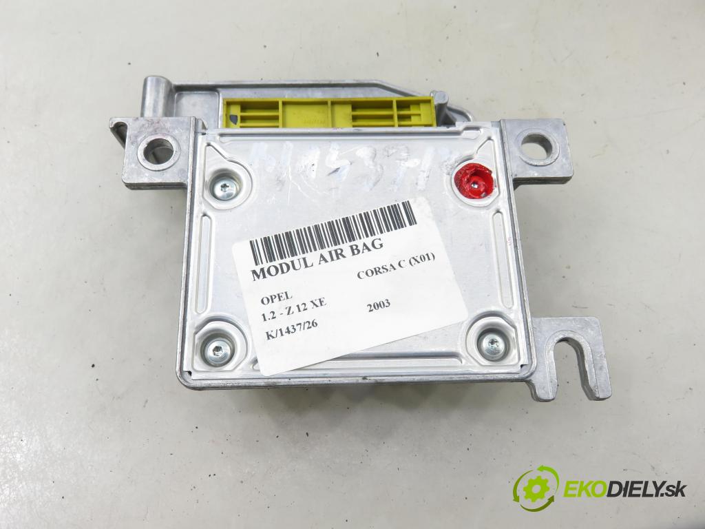 OPEL CORSA C (X01) HB 2003 55,00 1.2 16V 75 - Z 12 XE 1199,00 MODUL air BAG 24439953LB