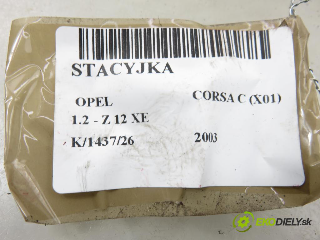 OPEL CORSA C (X01) HB 2003 55,00 1.2 16V 75 - Z 12 XE 1199,00 spinačka 24445098 (Spínacia skrinka)