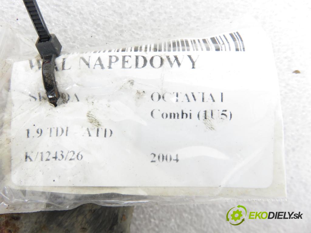 SKODA OCTAVIA I Combi (1U5) KOMBI 2004 74,00 1.9 TDI 4x4 - ATD 1896,00 hriadeľ JAZDA: