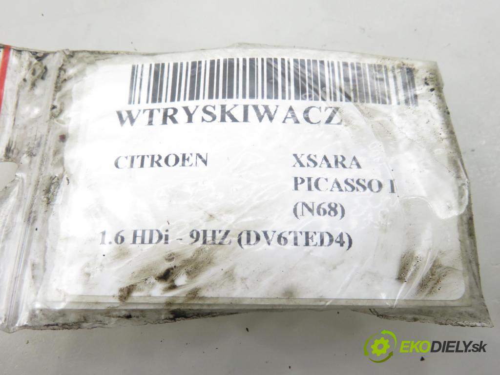CITROEN XSARA PICASSO (N68) MINIVAN 2006 80,00 1.6 HDi - 9HZ (DV6TED4) 1560,00 vstřikovač 0445110188 (Vstřikovač paliva)