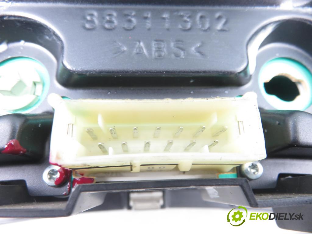 OPEL CORSA C (X01) HB 2003 55,00 1.2 16V 75 - Z 12 XE 1199,00 Prístrojovka elektrický 09166814FL