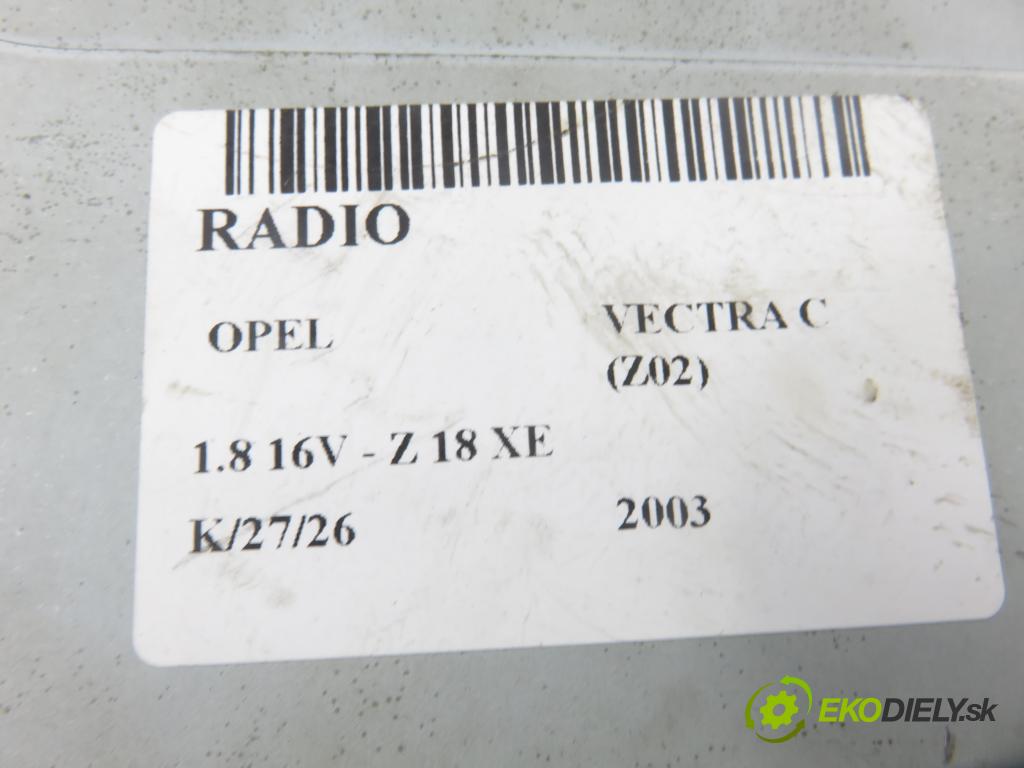 OPEL VECTRA C (Z02) SEDAN 2003 90,00 1.8 16V - Z 18 XE 1796,00 RADIO CD 13138246