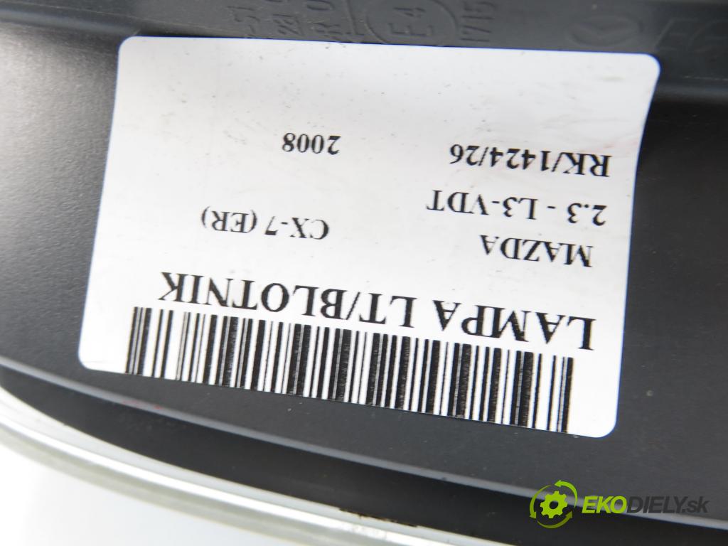 MAZDA CX-7 (ER) SUV 2008 182,00 2.3 - L3-VDT 2261,00 světlo levé zadní