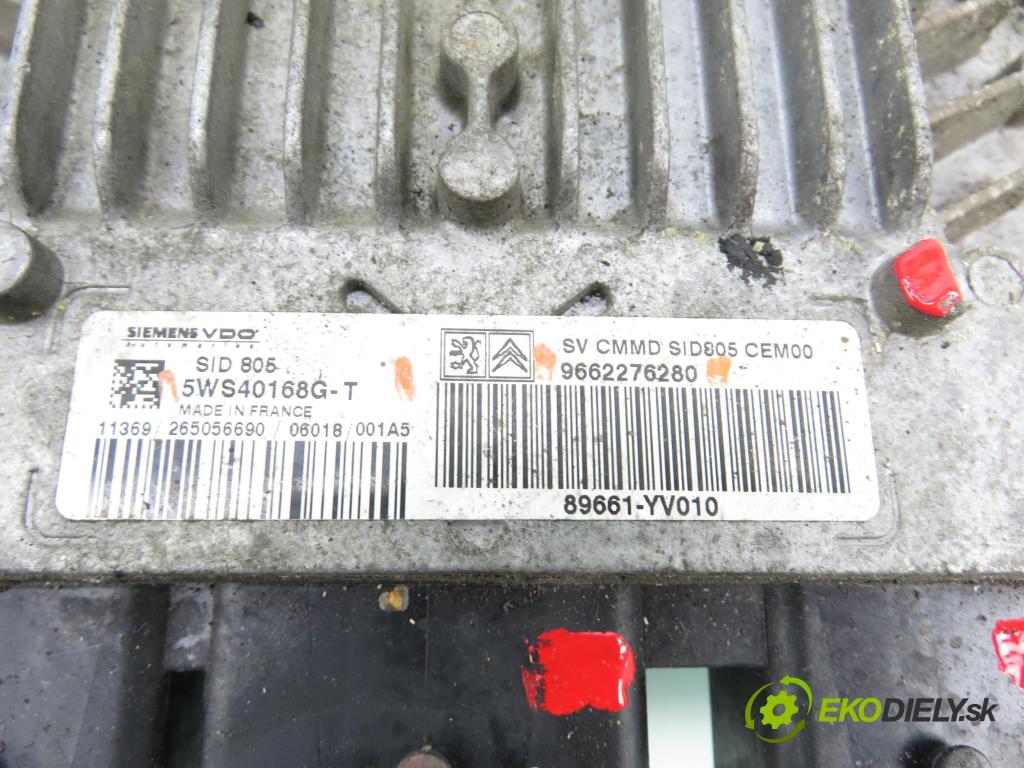 PEUGEOT 107 (PM_, PN_) HB 2006 40,00 1.4 HDi - 8HT (DV4TD) 1398,00 řídící jednotka motora 9662276280 ; 5WS40168GT