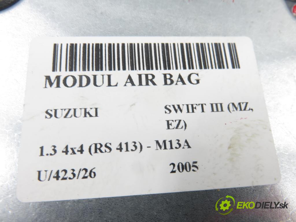 SUZUKI SWIFT III (MZ, EZ) HB 2005 68,00 1.3 4x4 (RS 413) - M13A 1328,00 MODUL air BAG 5WK43538 ; 3891062J00