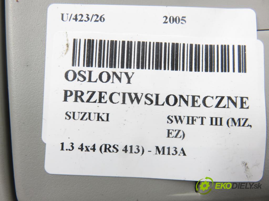 SUZUKI SWIFT III (MZ, EZ) HB 2005 68,00 1.3 4x4 (RS 413) - M13A 1328,00 kryty protislnečné