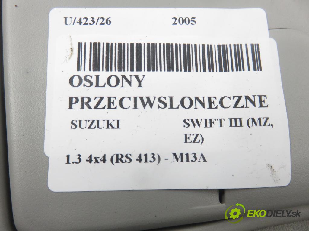 SUZUKI SWIFT III (MZ, EZ) HB 2005 68,00 1.3 4x4 (RS 413) - M13A 1328,00 kryty protislnečné