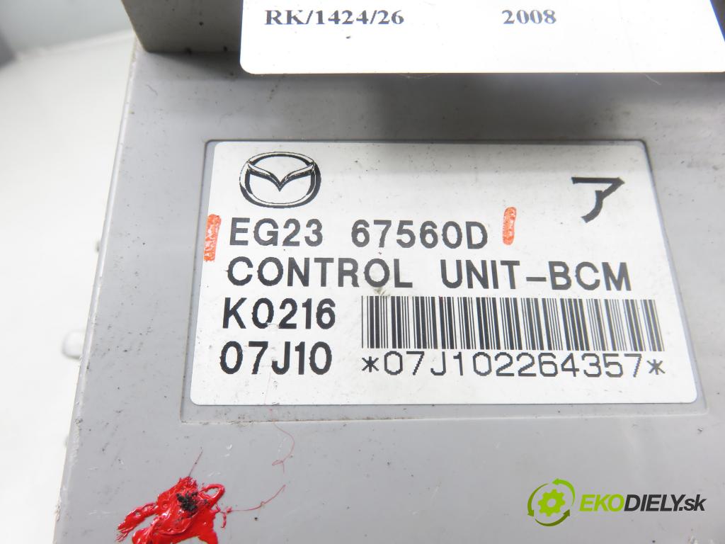 MAZDA CX-7 (ER) SUV 2008 182,00 2.3 - L3-VDT 2261,00 řídící jednotka / MODUL INNE EG2367560D
