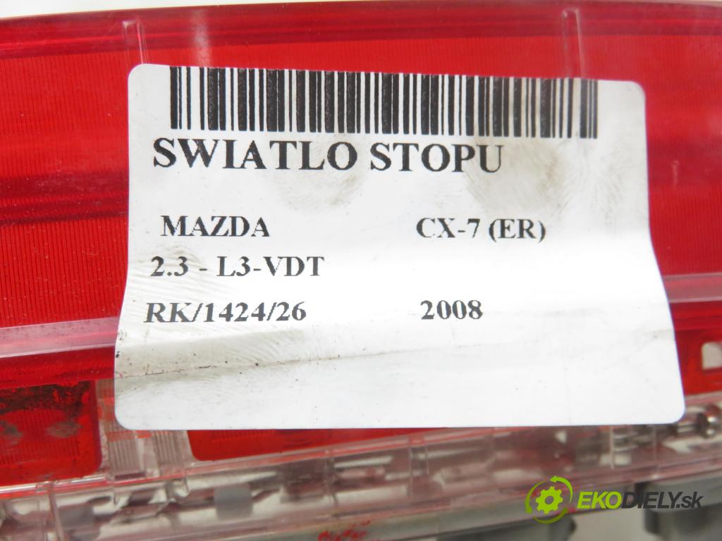 MAZDA CX-7 (ER) SUV 2008 182,00 2.3 244 - L3-VDT 2261,00 SVĚTLO bŕzd D46151580