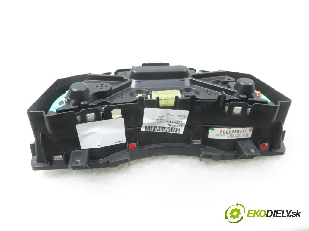 OPEL MERIVA A nadwozie wielkoprzestrzenne (MPV) (X03) HB 2003 74,00 1.6 16V - Z 16 XE 1598,00 Prístrojovka elektrický 13146880BB