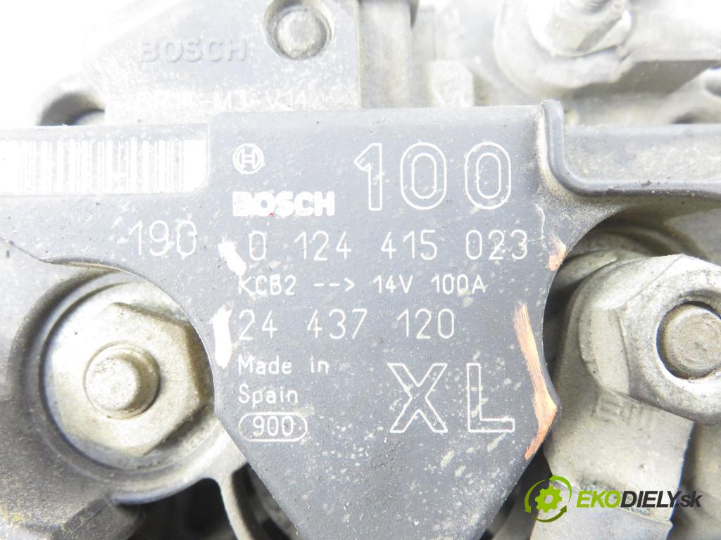 OPEL CORSA C (X01) HB 2003 55,00 1.2 - Z 12 XE 1199,00 Alternátor 24437120XL ; 0124415023 (Alternátor)