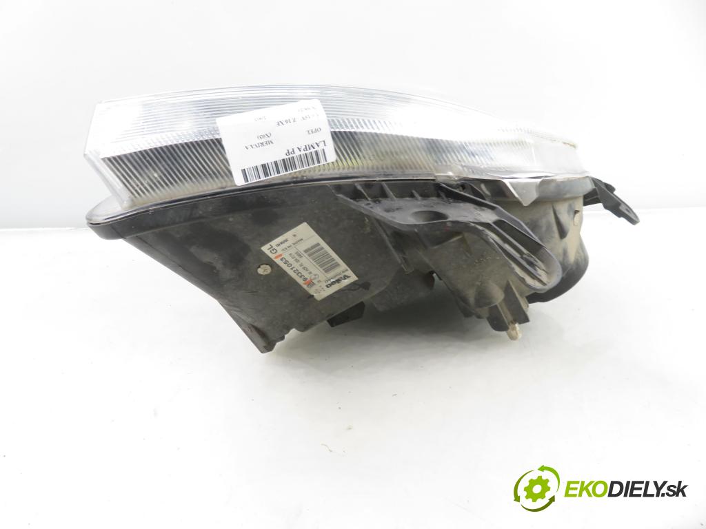 OPEL MERIVA A nadwozie wielkoprzestrzenne (MPV) (X03) HB 2003 74,00 1.6 16V - Z 16 XE 1598,00 světlo PP 93321053