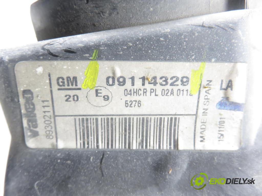 OPEL CORSA C (X01) HB 2003 55,00 1.2 - Z 12 XE 1199,00 světlo LP 09114329