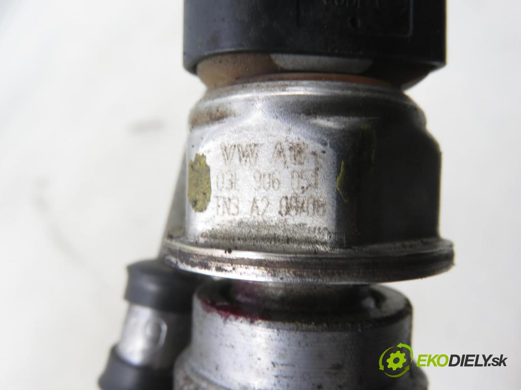 VW TIGUAN (5N_) SUV 2008 103,00 2.0 TDI 4motion - CBAB 1968,00 Lišta vstrekovacia 0281002859 ; 03L130089 ; 55PP2601 (Vstrekovacia lišta)