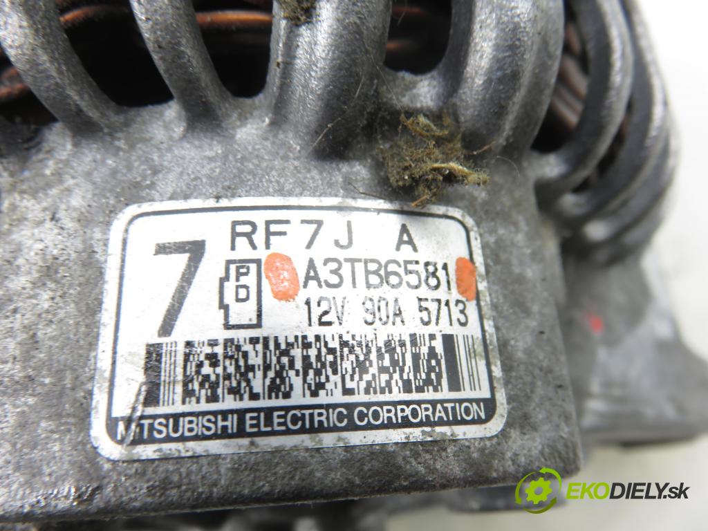 MAZDA 5 (CR19) MINIVAN 2006 105,00 2.0 MZR-CD 143 - RF7J 1998,00 Alternátor A3TB6581 (Alternátor)