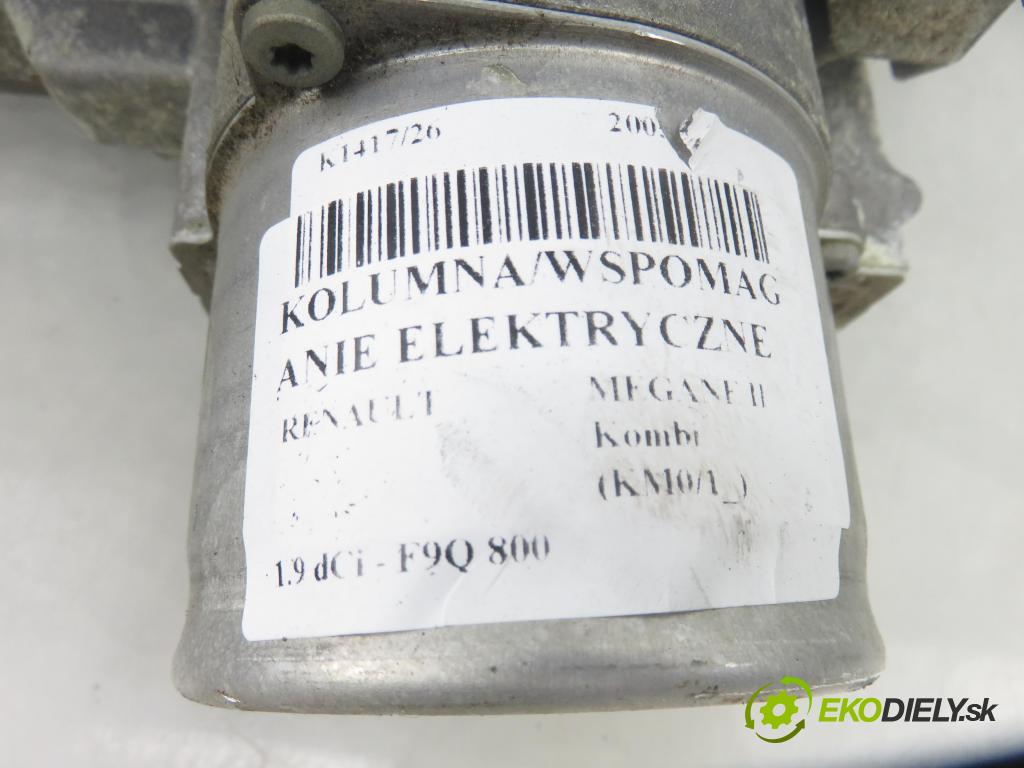 RENAULT MEGANE II Kombi (KM0/1_) KOMBI 2005 88,00 1.9 dCi - F9Q 800 1870,00 SLOUPEC / PODPORA elektrický 8200246631B ; 50300374