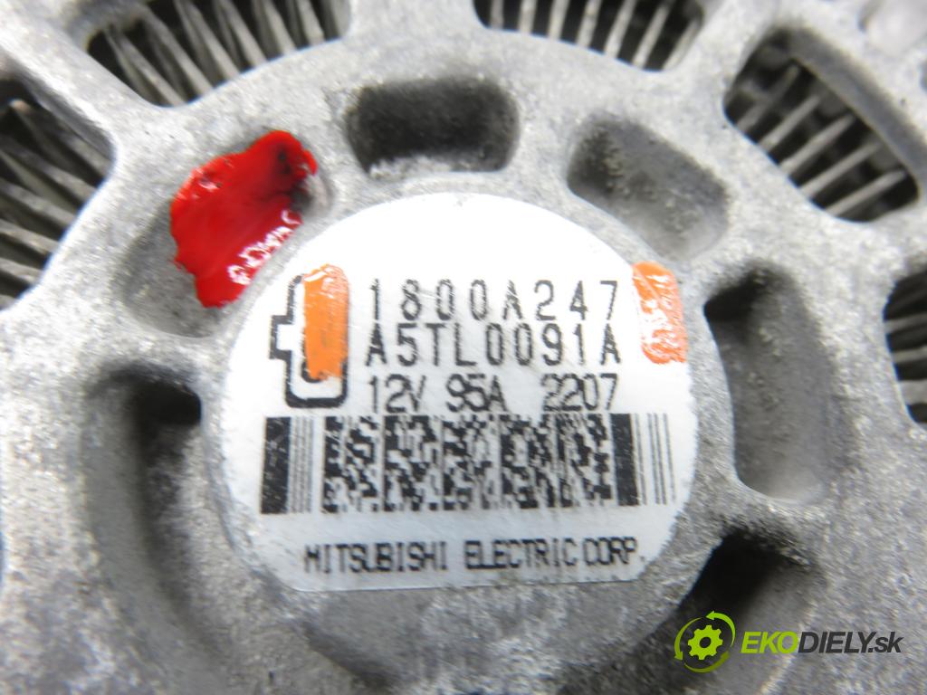 MITSUBISHI COLT VI (Z3_A, Z2_A) HB 2012 55,00 1.1 - 3A91 1124,00 Alternátor 1800A247 ; A5TL0091A (Alternátor)