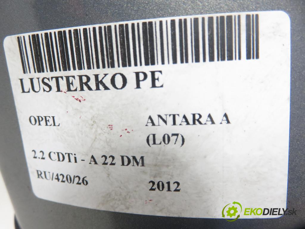 OPEL ANTARA A (L07) SUV 2012 135,00 2.2 CDTi 4x4 - A 22 DMH 2231,00 Spätné zrkadlo