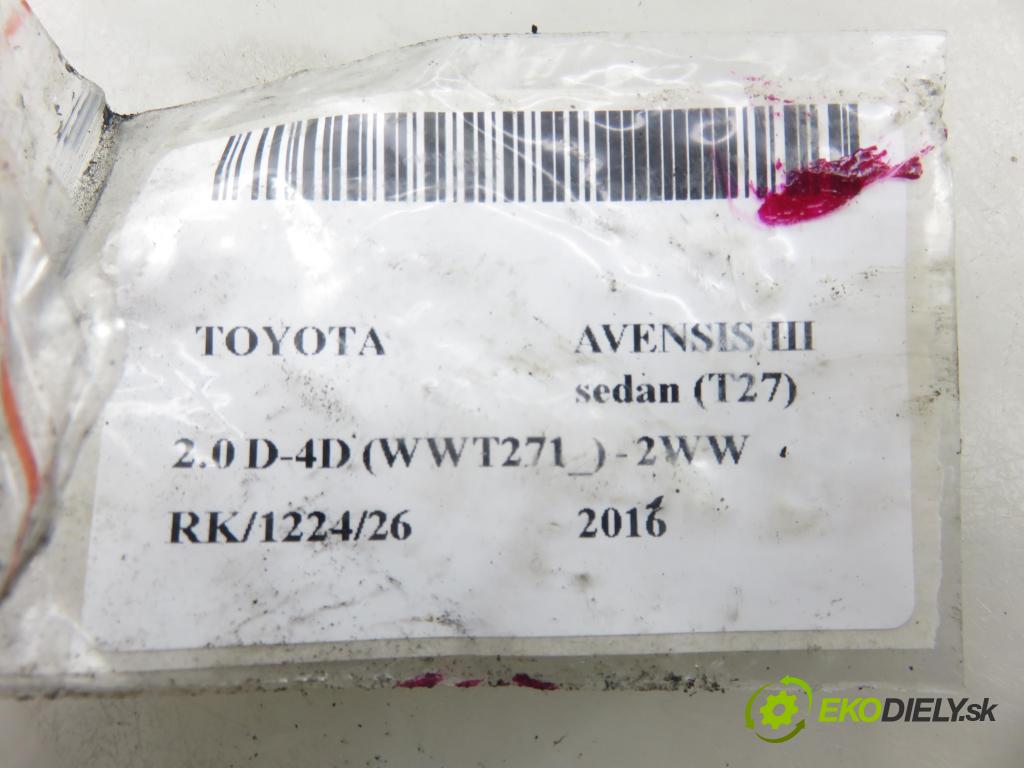 TOYOTA AVENSIS sedan (_T27_) SEDAN 2016 105,00 2.0 D-4D (WWT271_) - 2WW 1995,00 vstřikovač 0445110613 ; 8514146 (Vstřikovač paliva)