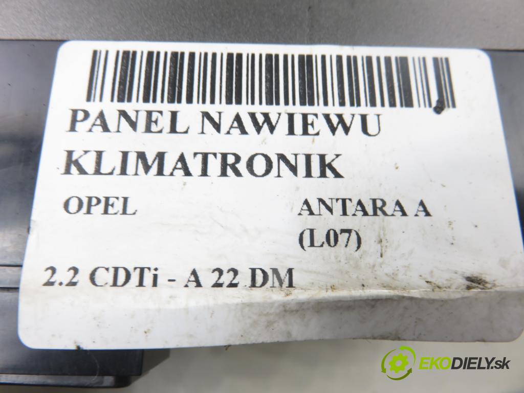 OPEL ANTARA A (L07) SUV 2012 135,00 2.2 CDTi 4x4 - A 22 DMH 2231,00 Panel topení KLIMATRONIK 95369308