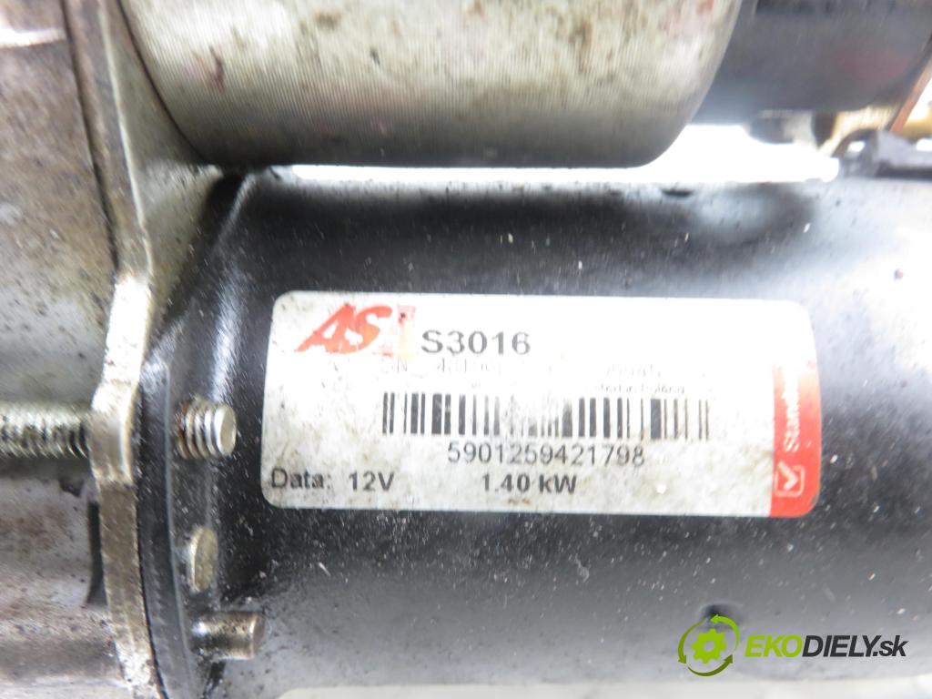 PEUGEOT 107 (PM_, PN_) HB 2006 40,00 1.4 HDi - 8HT (DV4TD) 1398,00 Štartér S3016 (Štartér)