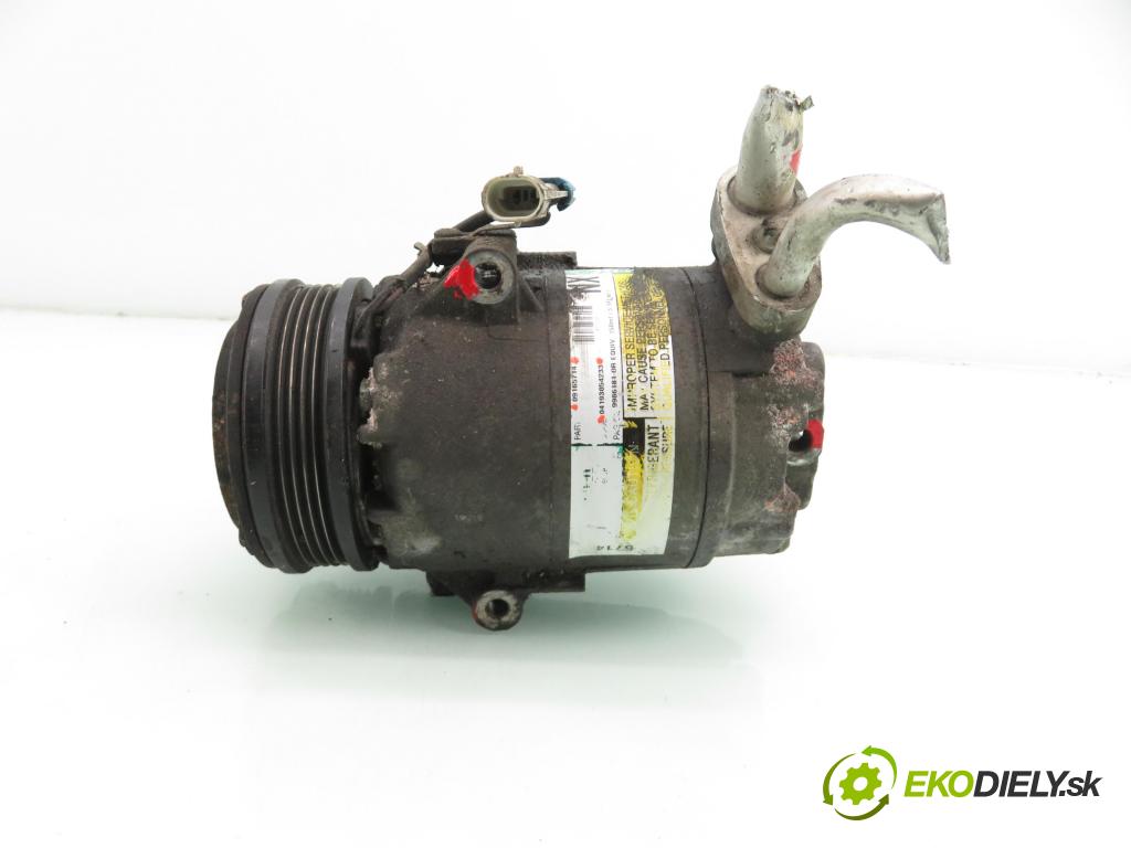 OPEL MERIVA A nadwozie wielkoprzestrzenne (MPV) (X03) HB 2003 74,00 1.6 16V - Z 16 XE 1598,00 KOMPRESOR: klimatizace 09165714 ; 04193054233 (Kompresor klimatizace)