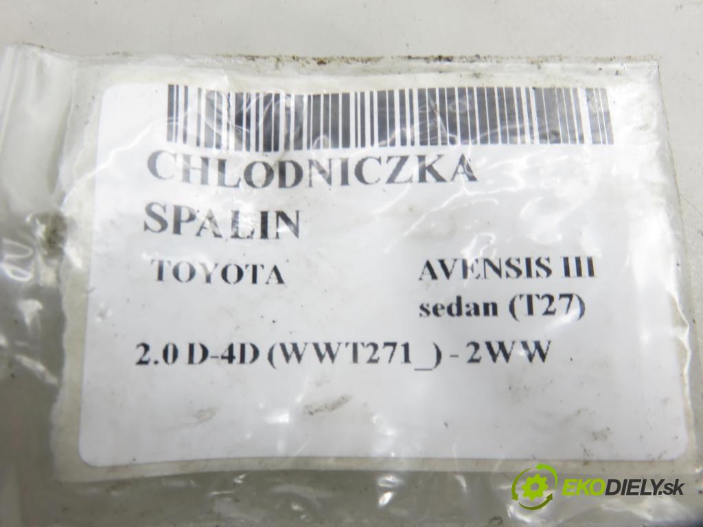 TOYOTA AVENSIS sedan (_T27_) SEDAN 2016 105,00 2.0 D-4D (WWT271_) - 2WW 1995,00 chladič spalín 7926006