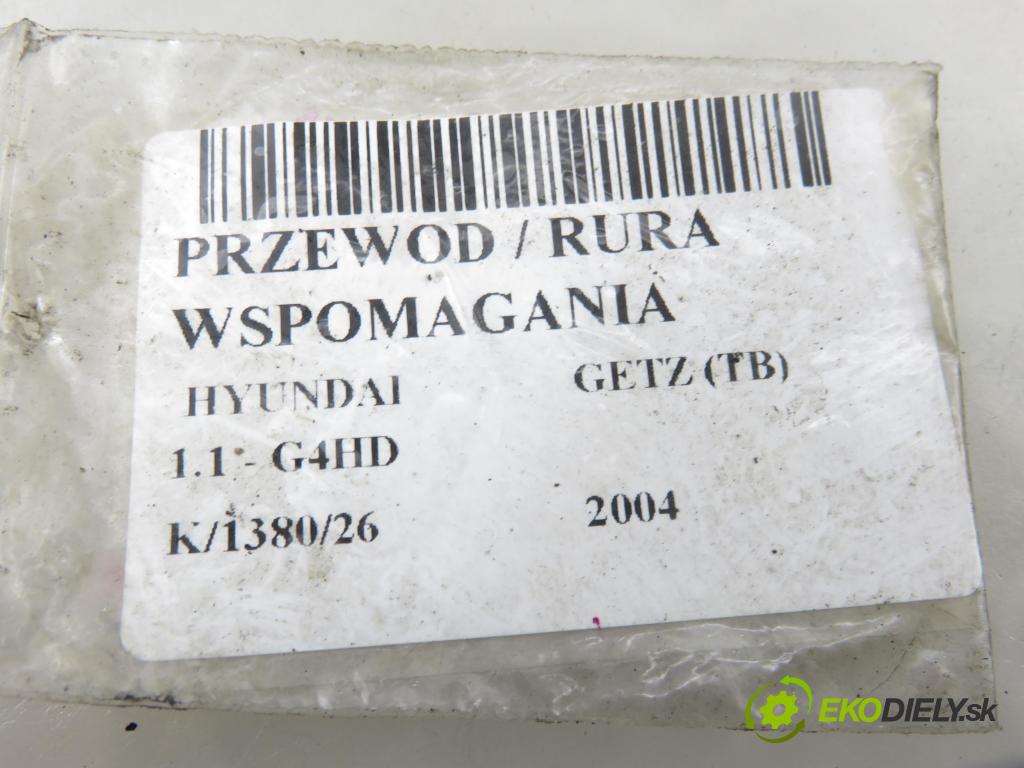 HYUNDAI GETZ (TB) HB 2004 46,00 1.1 - G4HD 1086,00 rúrka / Rúra servočerpadlo