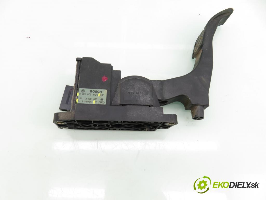 AUDI A3 (8L1) HB 2002 96,00 1.9 TDI - ASZ 1896,00 potenciometr plynového pedálu 1J1721503K ; 0281002342 (Potenciometr plynového pedálu)