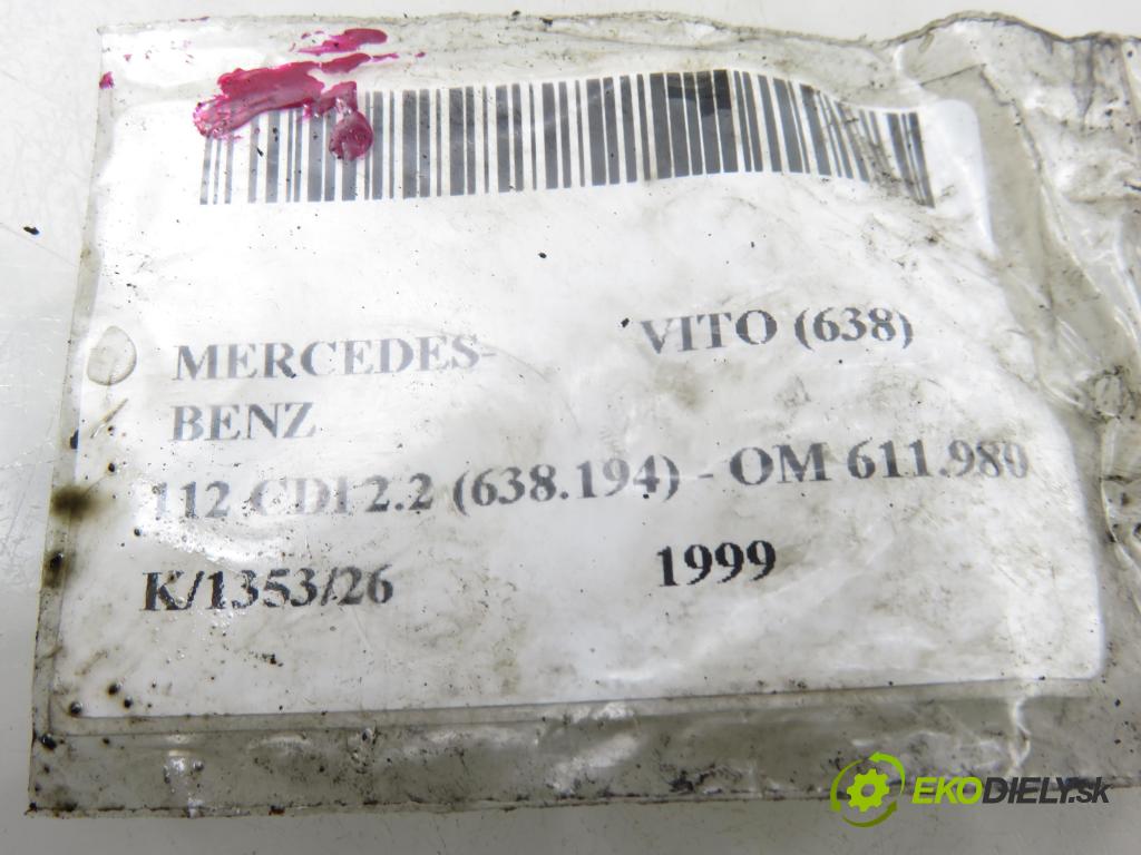 MERCEDES-BENZ VITO Autobus (638) BUS 1999 90,00 112 CDI 2.2 (638.194) - OM 611.980 2151,00 vstřikovač 0445110012 ; 6110700587 (Vstřikovač paliva)