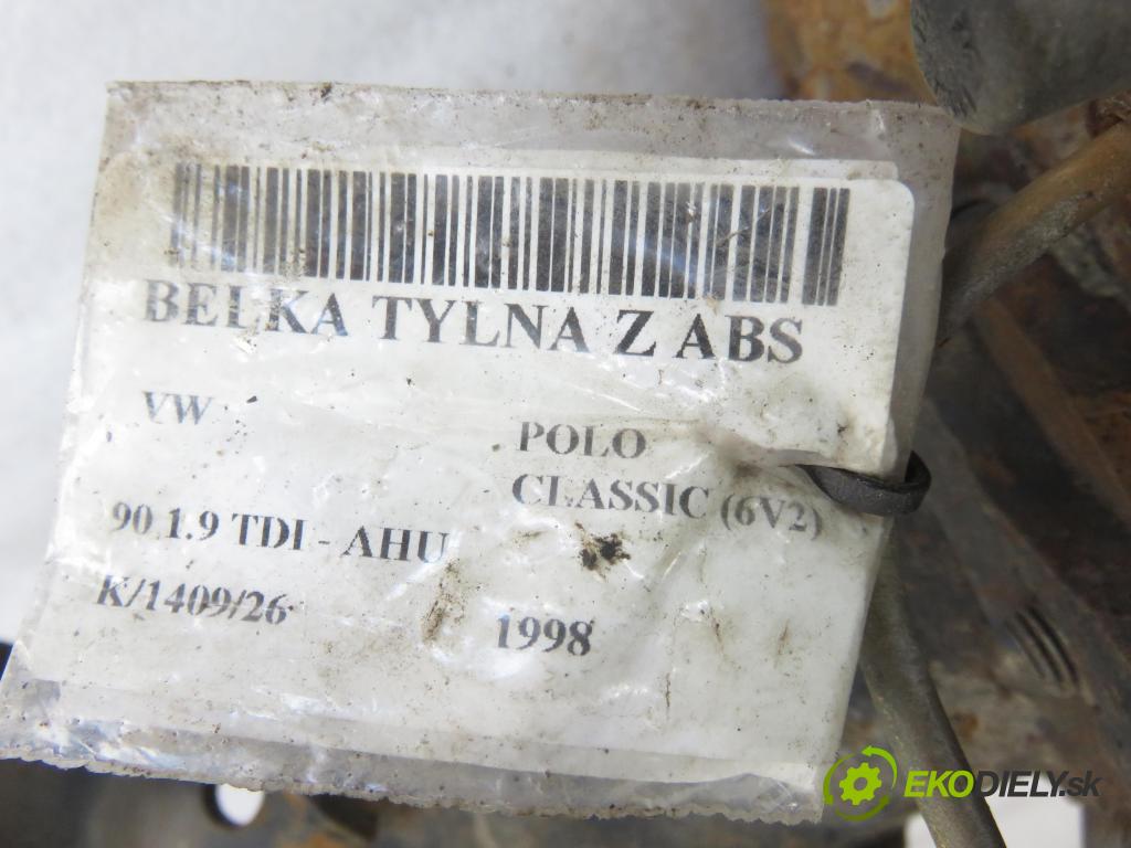 VW POLO CLASSIC (6V2) HB 1998 66,00 90 1.9 TDI - AHU 1896,00 výztuha zadní část