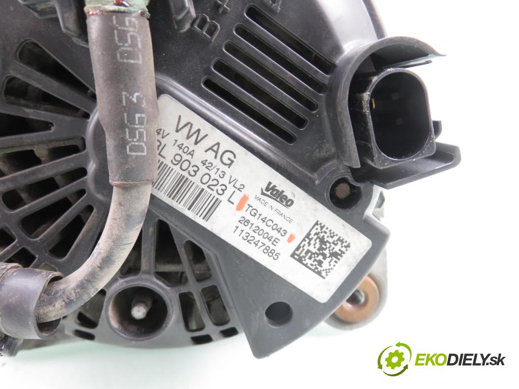 VW GOLF VII (5G1, BQ1, BE1, BE2) HB 2014 77,00 1.6 TDI - CLHA 1598,00 Alternátor 03L903023L ; TG14C043 (Alternátor)