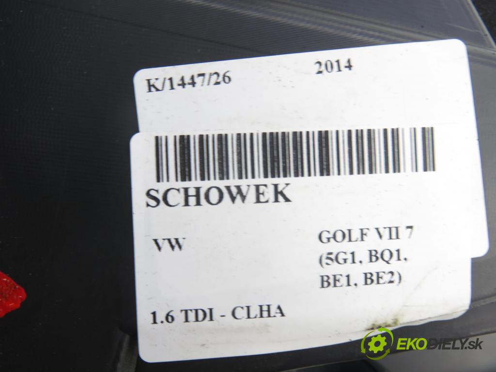VW GOLF VII (5G1, BQ1, BE1, BE2) HB 2014 77,00 1.6 TDI - CLHA 1598,00 Priehradka, kastlík 5G1857097T ; 5G1857285D