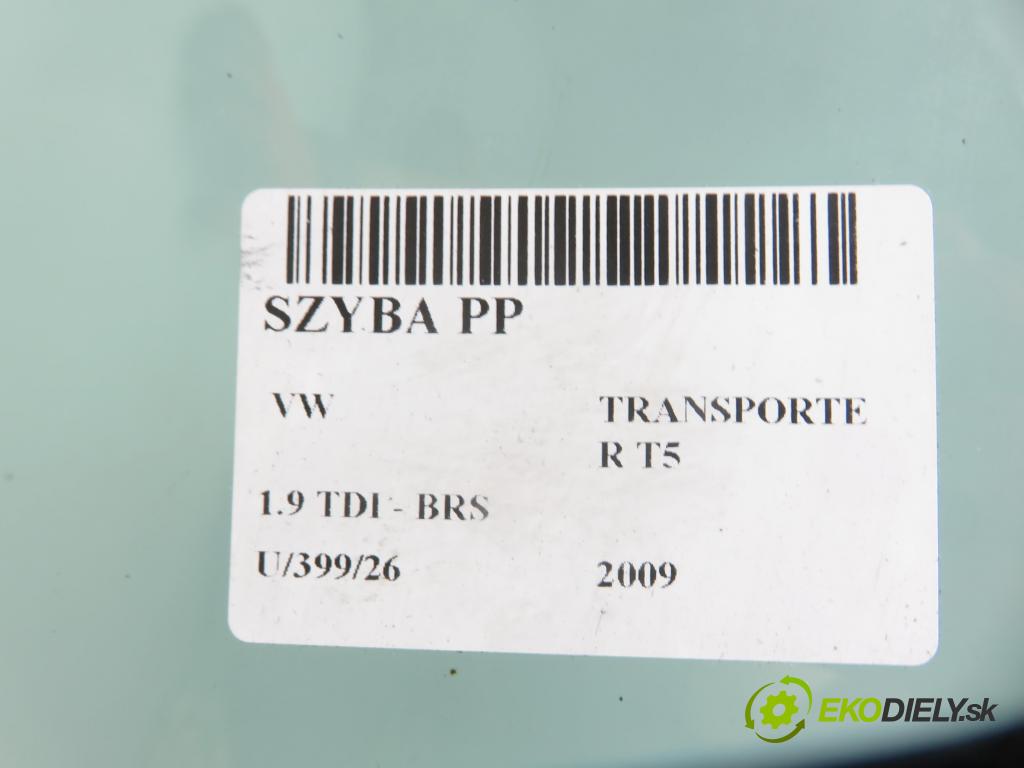 VW TRANSPORTER V Skrzynia (7HA, 7HH, 7EA, 7EH) FURGON 2009 75,00 1.9 TDI - BRS 1896,00 okno PP