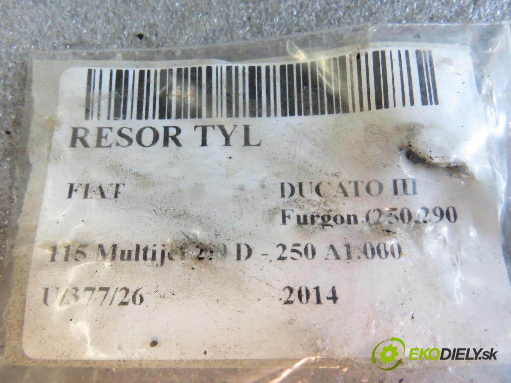 FIAT DUCATO Furgon (250_, 290_) FURGON 2014 85,00 115 Multijet 2.0 D - 250 A1.000 1956,00 Listové pero zadné