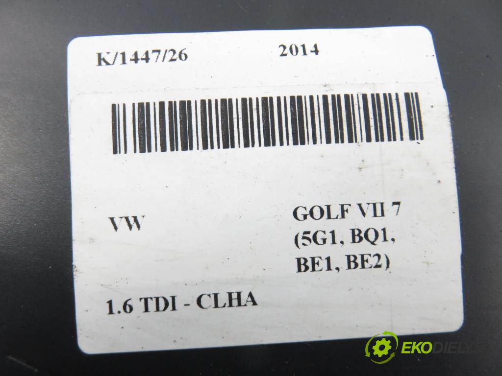 VW GOLF VII (5G1, BQ1, BE1, BE2) HB 2014 77,00 1.6 TDI - CLHA 1598,00 AirBag air BAG CESTUJÍCÍ: 5G1880841A