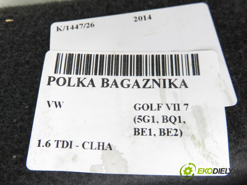 VW GOLF VII (5G1, BQ1, BE1, BE2) HB 2014 77,00 1.6 TDI - CLHA 1598,00 POLKA: kufor