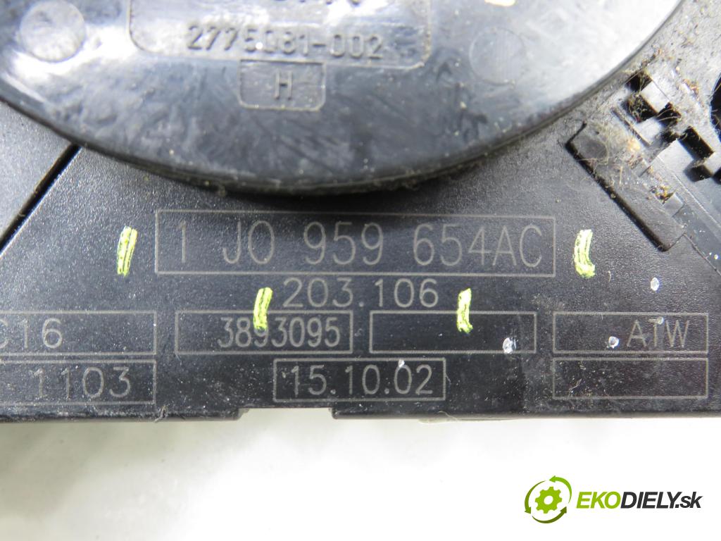 AUDI A3 (8L1) HB 2002 92,00 1.8 - APG 1781,00 PÁSKA: air BAG 1J0959654AC ; 203106