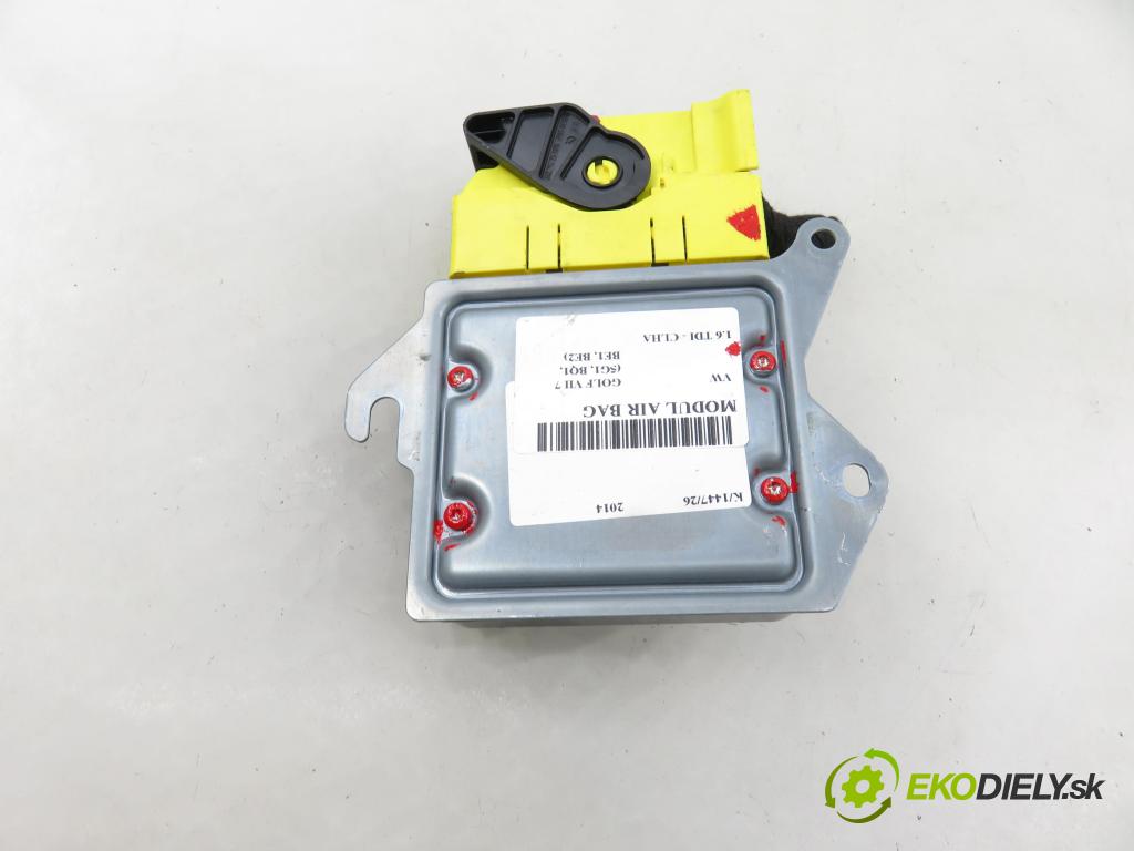 VW GOLF VII (5G1, BQ1, BE1, BE2) HB 2014 77,00 1.6 TDI - CLHA 1598,00 MODUL air BAG 5Q0959655D ; 5WK44884