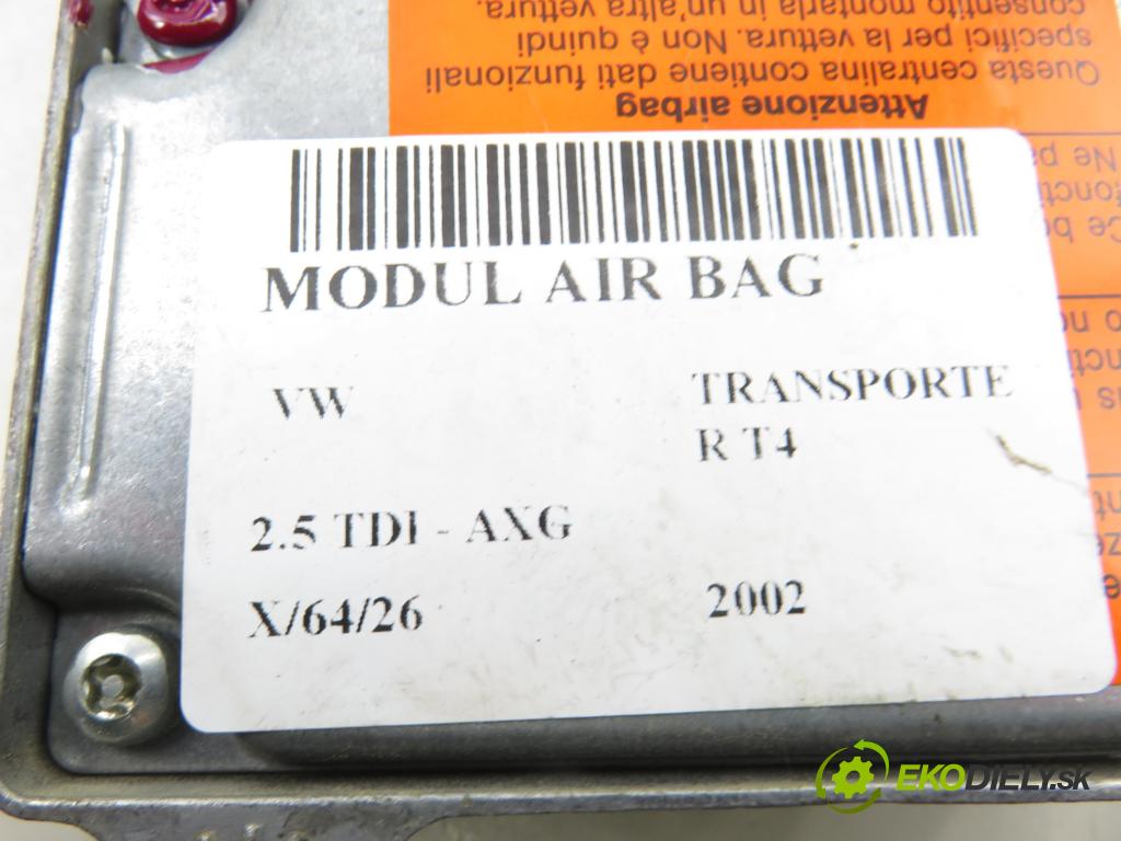 VW TRANSPORTER IV Autobus (70XB, 70XC, 7DB, 7DW, 7DK) BUS 2002 111,00 2.5 TDI - AXG 2461,00 MODUL air BAG 5WK4163 ; 1J0909603
