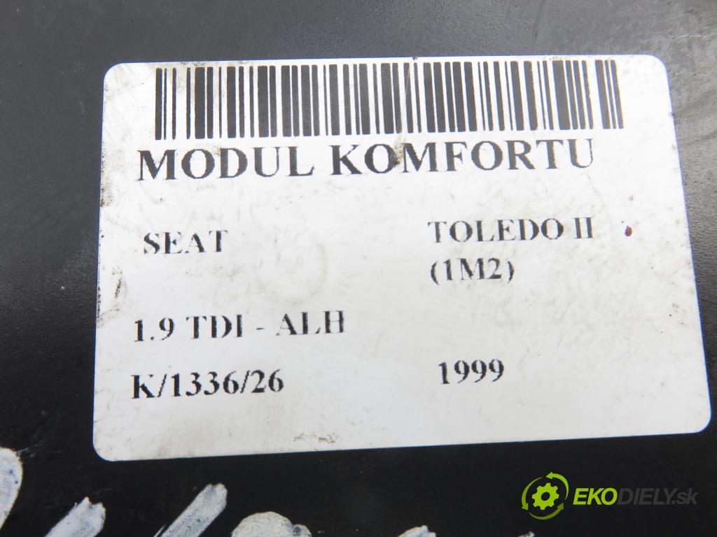 SEAT TOLEDO II (1M2) SEDAN 1999 66,00 1.9 TDI - ALH 1896,00 MODUL komfortu 1J0959799S ; 5DK00795350