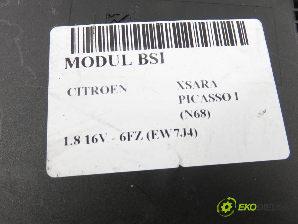 CITROEN XSARA PICASSO (N68) MINIVAN 2002 85,00 1.8 16V - 6FZ (EW7J4) 1749,00 MODUL BSI 9642409480 ; 73005812