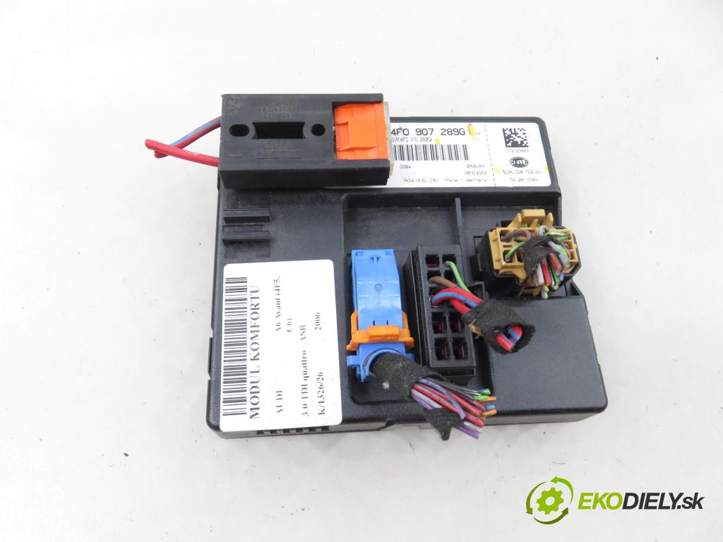 AUDI A6 Avant (4F5, C6) KOMBI 2006 171,00 3.0 TDI quattro - ASB 2967,00 MODUL komfortu 4F0907289G ; 4F0910289G ; 5DK00876224