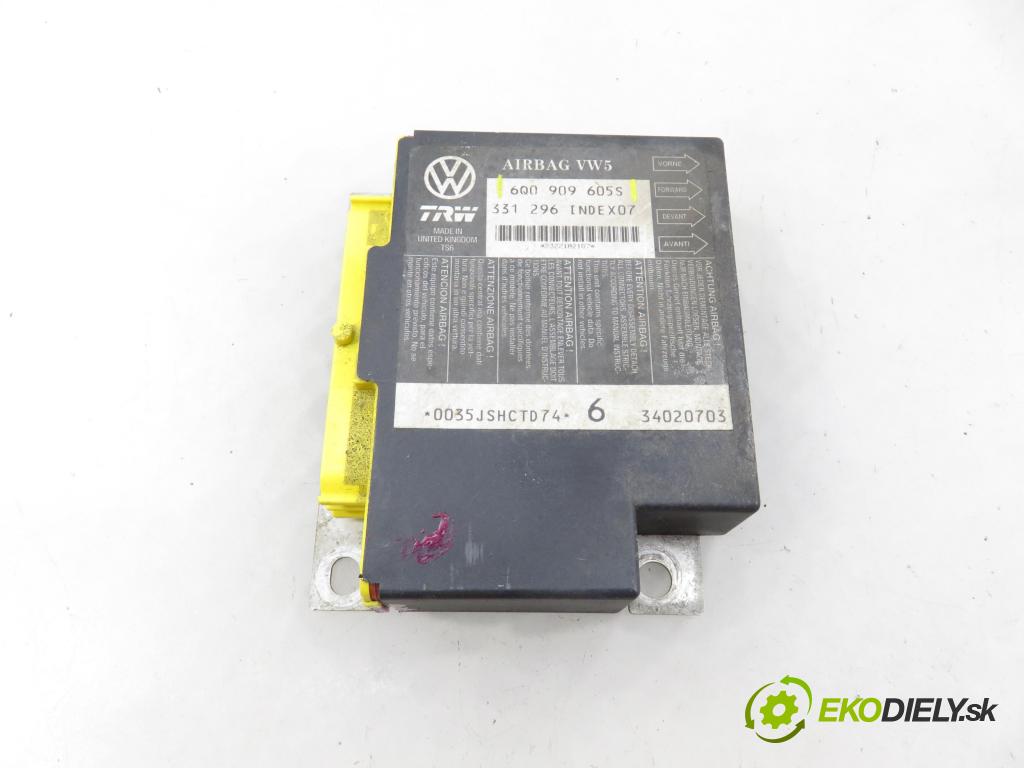 SEAT IBIZA III (6L1) HB 2002 55,00 1.4 16V - BBY 1390,00 MODUL air BAG 6Q0909605S
